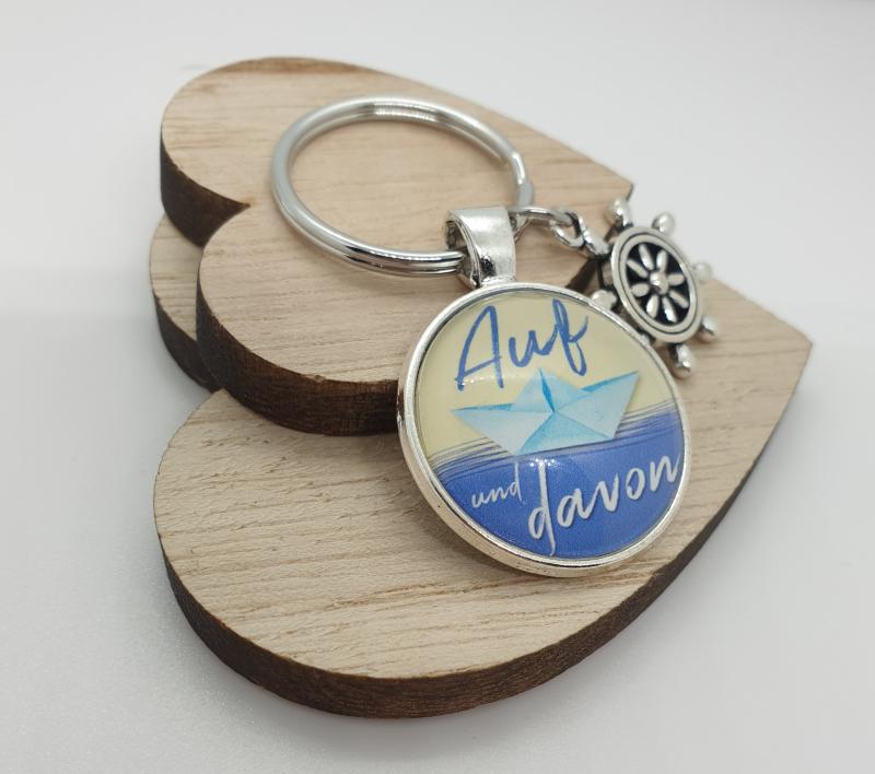 Schlüsselanhänger Auf und davon Schlüsselanhänger Auf und davon