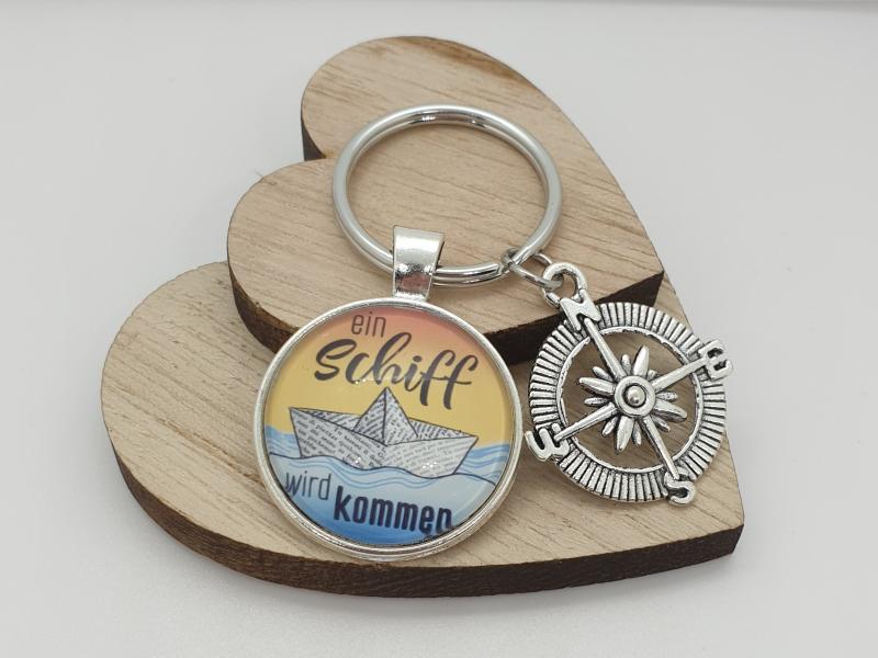 Schlüsselanhänger Ein Schiff wird kommen Schlüsselanhänger Ein Schiff wird kommen