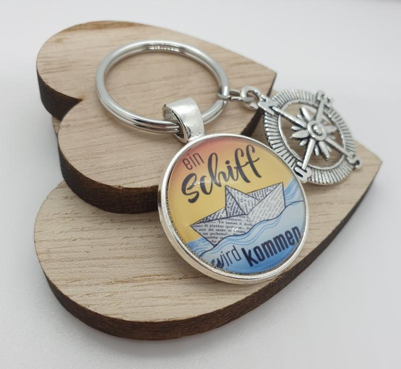 Schlüsselanhänger Ein Schiff wird kommen Schlüsselanhänger Ein Schiff wird kommen