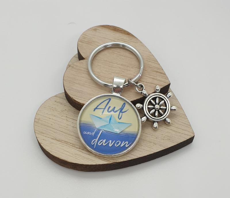 Schlüsselanhänger Auf und davon Schlüsselanhänger Auf und davon