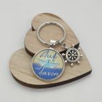 Schlüsselanhänger Auf und davon