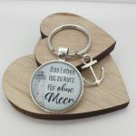 Schlüsselanhänger Das Leben ist zu kurz für ohne Meer