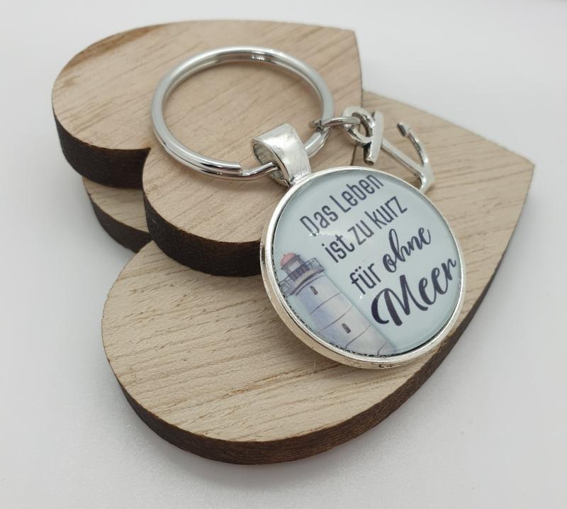 Schlüsselanhänger Das Leben ist zu kurz für ohne Meer Schlüsselanhänger Das Leben ist zu kurz für ohne Meer