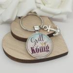 Schlüsselanhänger Grillkönig