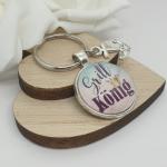 Schlüsselanhänger Grillkönig